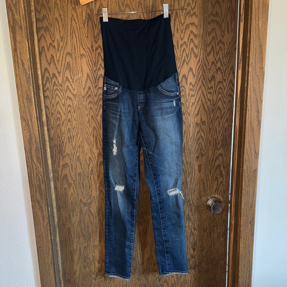AG Adriano Goldschmied‎ Blue Maternity Jeans